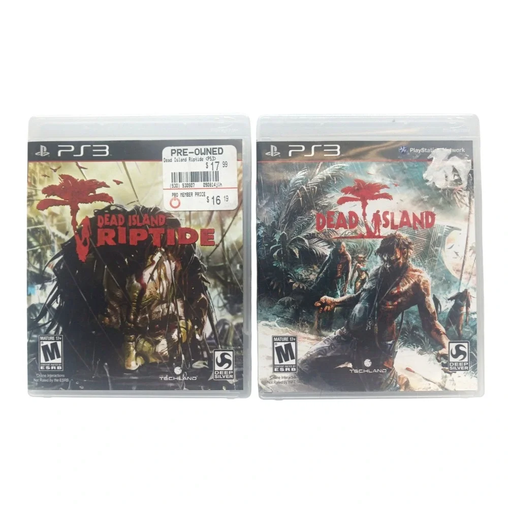 Sony PlayStation 3 Dead‎ Island & Dead Island RIPTIDE PS3 Bundle Lot Of 2 Games